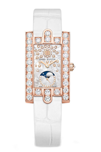 Harry Winston Avenue Classic Moon Phase R.AVEQMP21RR004 – Price on request