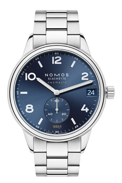 NOMOS Glashütte Club Sport Neomatik 42 Date Blue R.782