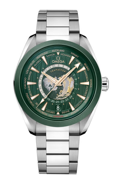 Omega Seamaster Aqua Terra 150m Co.Axial Master Chronometer GMT Worldtimer 43mm R.22030432210001