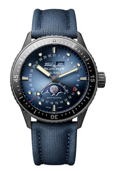 Blancpain Fifty Fathoms Bathyscaphe Quantième Complet Phases de Lune R.5054 0140 O52A