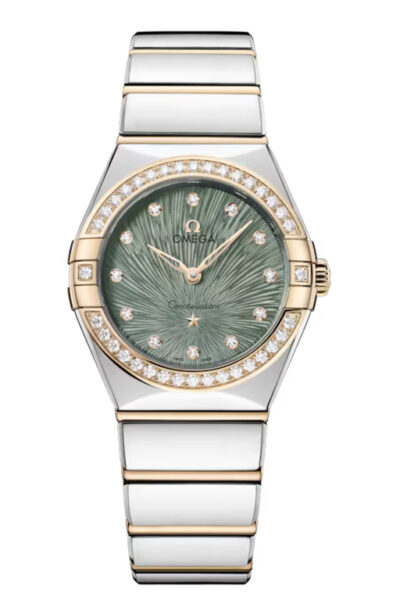 Omega Costellation 28mm Steel - Moonshine Gold R.131.25.28.60.60.001