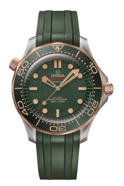 Omega Seamaster Diver 300m 42 mm, Titan ‑ Bronze Gold mit Kautschukband R. 210.92.42.20.10.001